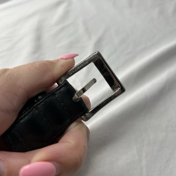 Coach #3849 Men's Handmade Smooth Black Leather 1" Dress Belt Sz 40 - Picture 4 of 6